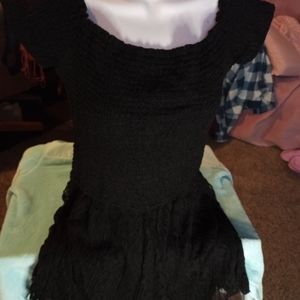 Hollister black romper L